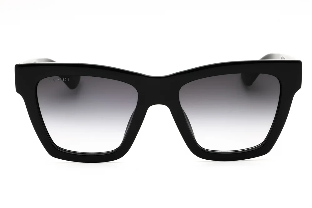 NWT Gucci GG1714S-001 Black Cat-Eye 54mm Sunglasses